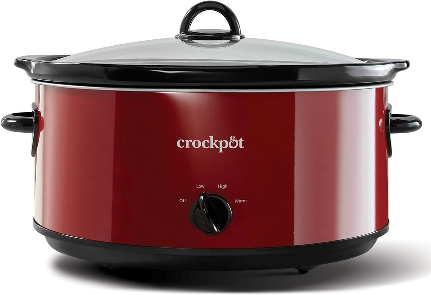 Crock-Pot Small 2.5 Quart Casserole Slow Cooker in White/Blue, Enjoy Eye-Catching Quick Meals, Durable and Compact