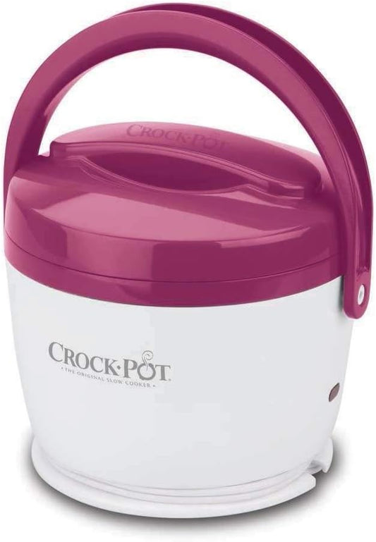 Crock-Pot SCCPLC200PK-NP Lunch Crock Food Warmer, Pink, 20oz