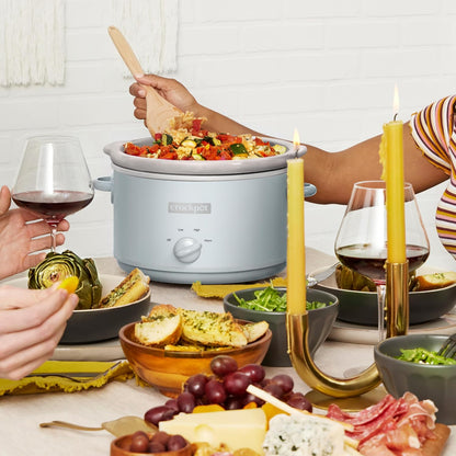 Crock-Pot® Manual Design Series 4.5 Quart Slow Cooker, Macaroon Blue