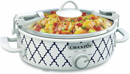 Crock-Pot® Manual Design Series 4.5 Quart Slow Cooker, Macaroon Blue