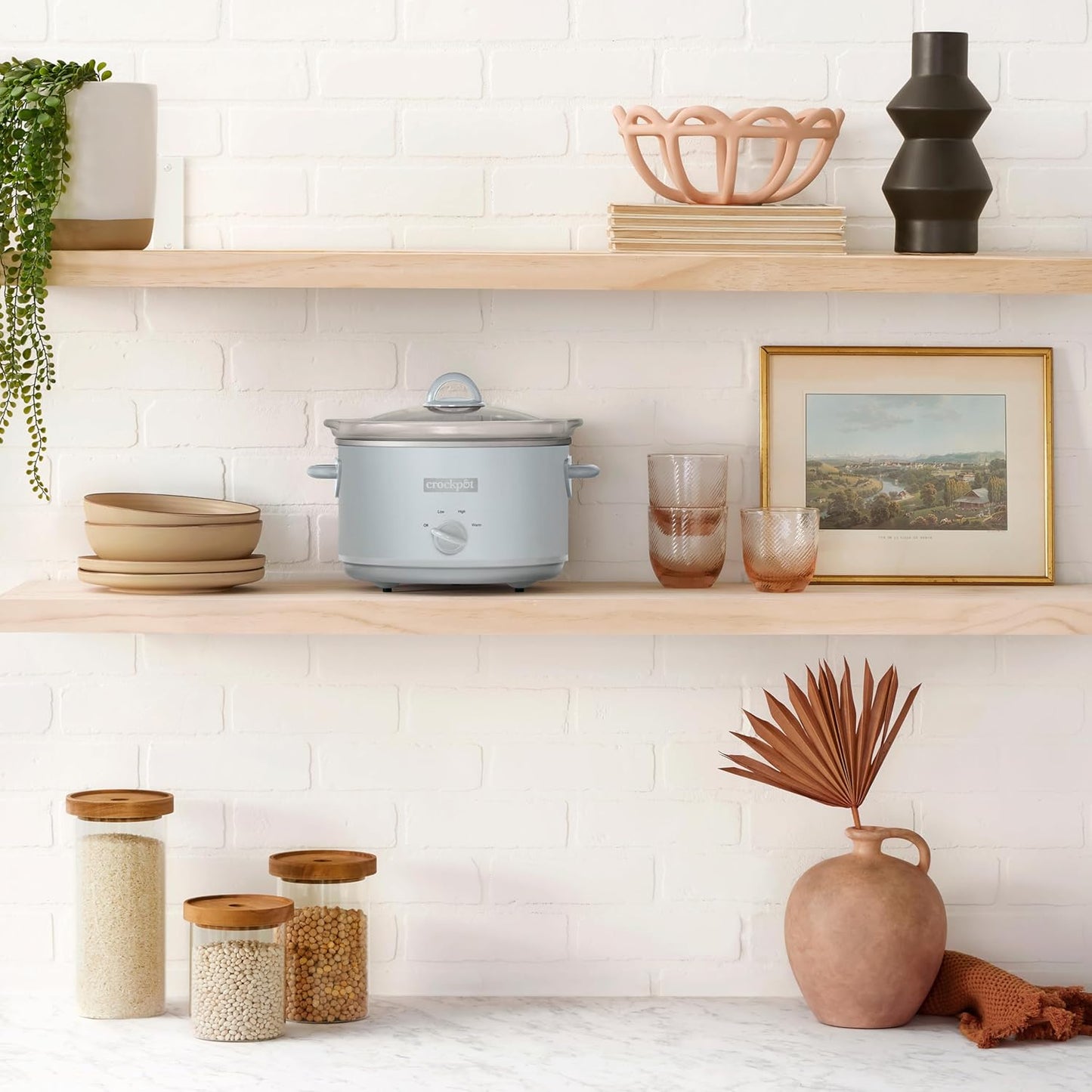 Crock-Pot® Manual Design Series 4.5 Quart Slow Cooker, Macaroon Blue